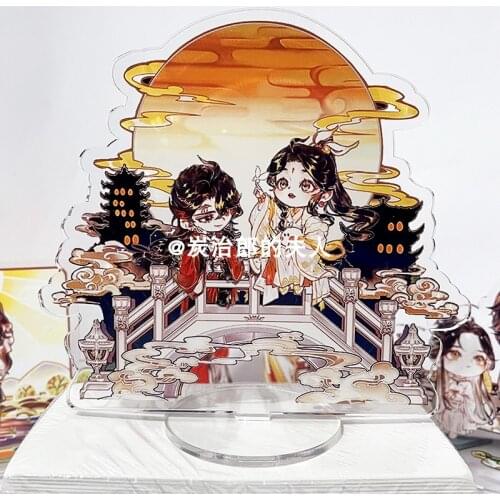 Anime Tian Guan Ci Fu Hua Cheng Xie Lian Acrylic Stand Figure Model Plate Desktop Toy Collection Decoration Xmas Gift