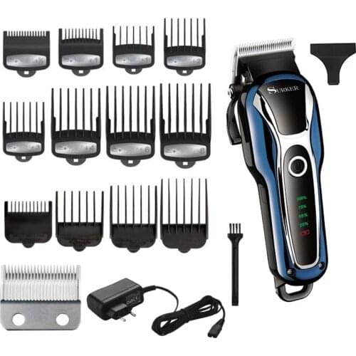 Wireless powerful hair trimmer professional hair clipper men hair cutter electric hair cutting machine hair cut adjustable salon