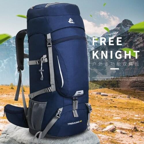Large 60L large outdoor backpack mountaineering bag waterproof camping mountaineering Hiking Backpack outdoor sports backpack