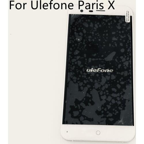 Ulefone Paris X Used LCD Display Screen + Touch Screen + Frame For Ulefone Paris X MTK6735 Quad Core 5.0" 1280x720 Smartphone