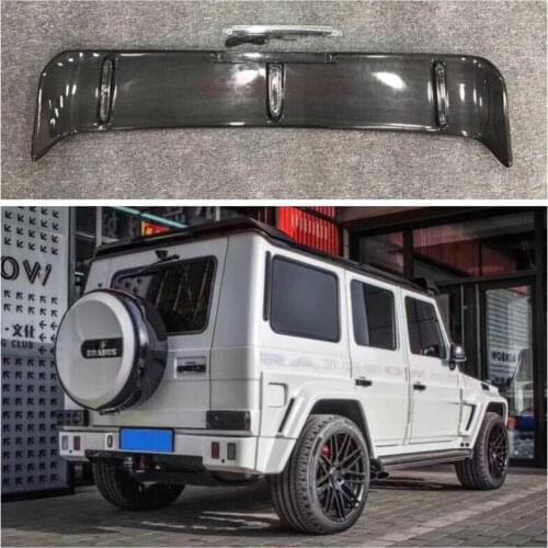 Real Carbon Fiber Car Rear Trunk Lip Roof Spoiler Wing For Mercedes-Benz G-CLASS W463 G500 G65 G350 G63 G55 2010-2018