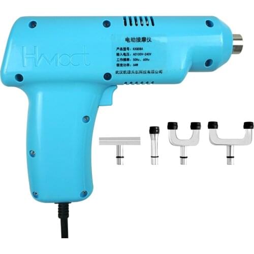 Chiropractic Adjusting Instrument 4 Heads adjustable intensity Therapy Electric Correction Gun 650N Massager