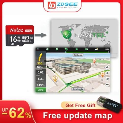 Car GPS map micro SD cards 32GB for Navitel windows ce 6.0 or Android system New Map free update Europe/Russia/spain/middle east