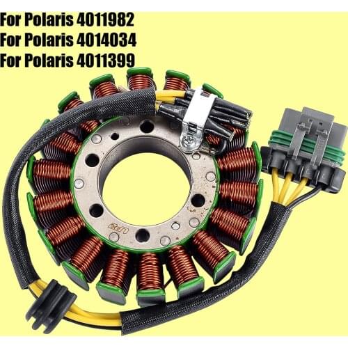 Stator Coil for Polaris Sportsman 800 X2 700 Ranger Crew 700 800 XP RZR800 RZR800S 4011982 4014034 4011399