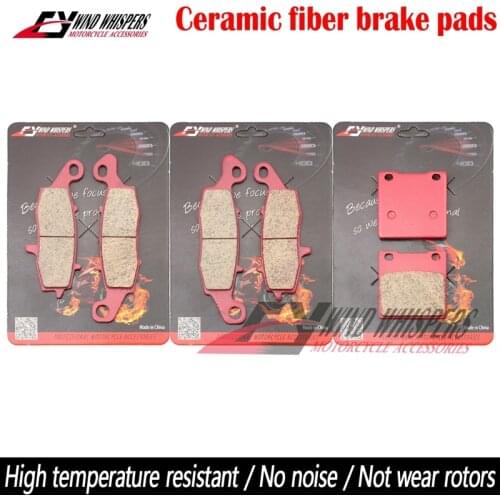 Motorcycle Ceramic Front Rear Brake Pads For Suzuki GSF 600 GSF600 S Bandit GSX600F Katana 1998-2006 SV650 1999-2002 GSX750F