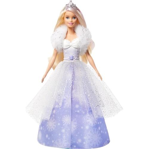 Barbie Dreamtopia Snow Princess Doll - Snow Princess Barbie Doll- Shiny Barbie Doll- Barbie in Fluffy Dress (Best Price)