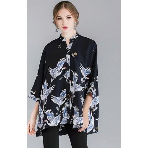 Блузки с принтом LiaoShiKeerQiaoWa China At AliExpress