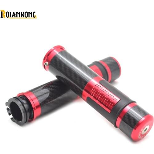 Hot!22\24mm Motorcycle Carbon fiber Hand Handle Grip Handlebar Cap for BMW K1200R K1300 S/R/GT SPORT K1200S K1300R