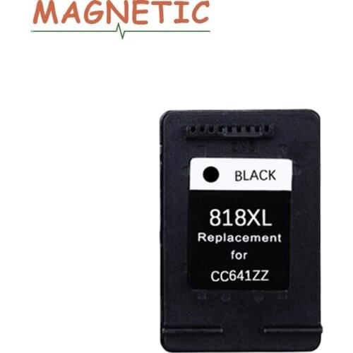 Magnetic Compatible Black ink cartridge For hp818 for HP 818 DJ D2500 F2418 D2568 D1600 D1668 D2600 D2668 F4200 F4238 printers