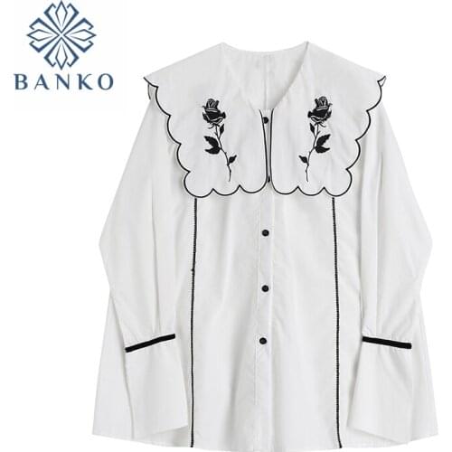 Женские рубашки с вышивкой Mina Happiness China At AliExpress