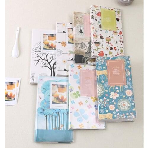 84 Pockets Mini Photo Scrapbook Album for 3 Inches Picture Gift Classmate Memorial
