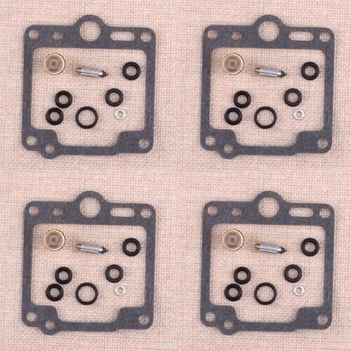 4 Sets Motorcycle Carburetor Repair Rebuild Kit Fit for Yamaha FJ1100LC FJ1100NC FJ1200SC FJ1200TC 1986 1987
