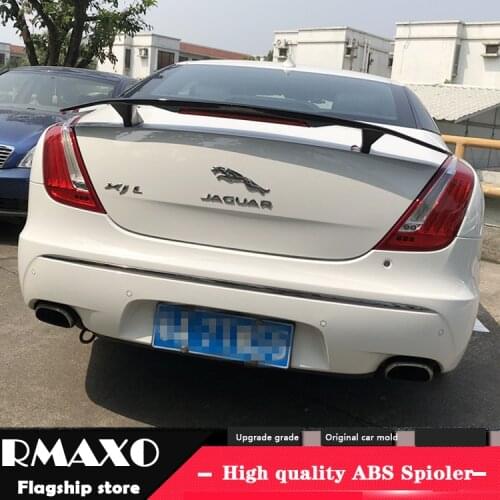 For Jaguar XE XEL Spoiler 2006-2019 Jaguar XJ XF XFL High Quality Spoiler ABS Material Car Rear Wing Primer Color Rear Spoiler