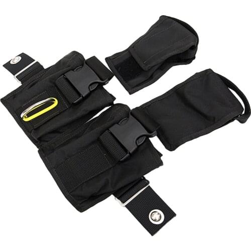 Scuba Diving Weight Bag Lead Filler Pouch Storage Pockets Compact Tech Dive Bag