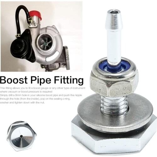 Universal Car Turbocharger Silicone Pipe Boost Hose Nipple Turbo Vacuum Vac Gauge Fitting Tdi Adapter 2021 New