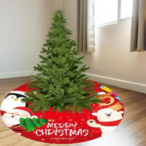 Merry Christmas Tree Skirt Durable Comfortable Apron Carpet Decor for living room, bedroom, garden, hotel