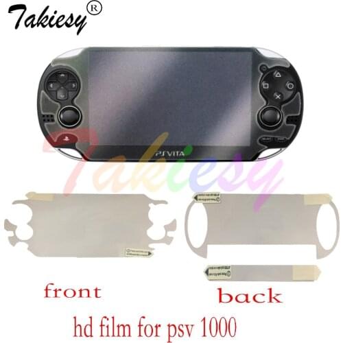 Front+Back Full Body HD Clear Protective Film Guard Cover for Sony PlayStation Psvita PS Vita PSV 1000 LCD Screen Protector