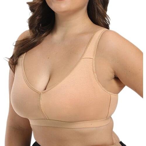 2021 New Plus Size Bra For Women Sexy Fashion Comfortable Womens Bra Underwear Solid Color Seamless Lingerie 110 120B C D E F