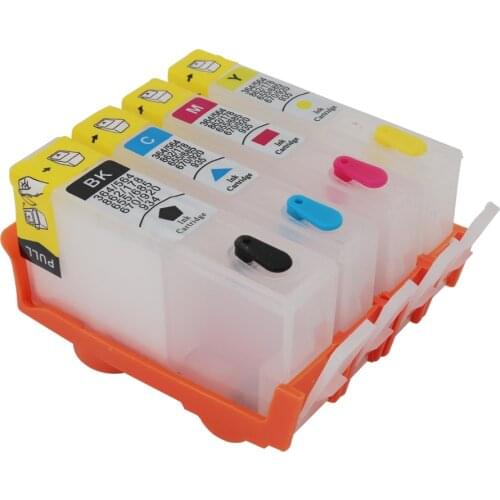 4 color For HP178 ink Cartridge refill With reset Chip 178 Cartridge Compatible for HP178 178XL for HP B109n B110a 5510 Printer