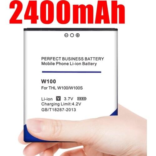 2400mAh W100 Battery for THL W100S phone battery
