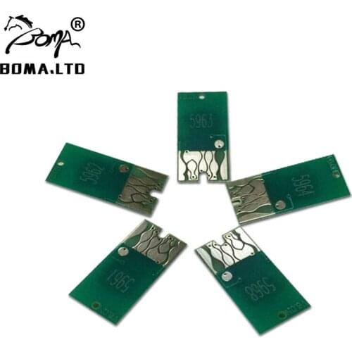 BOMA.LTD T5961-T5964 T5968 10 PCS Resettable Cartridge Chips For Epson 7700 9700 Printer Plotter