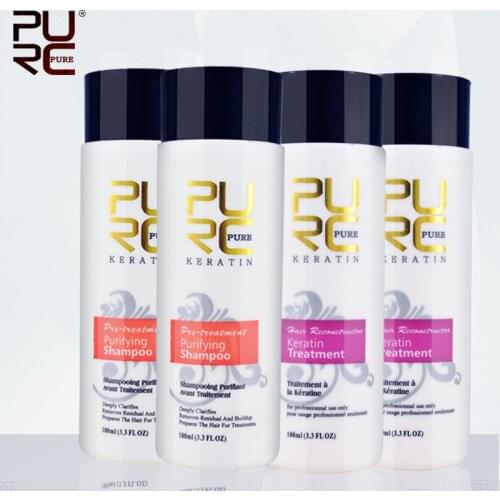 Brazilian Keratin Treatment straightening 5% hair make hair smoother hot sale Hair Scalp Treatments 4pcs/set free shipping