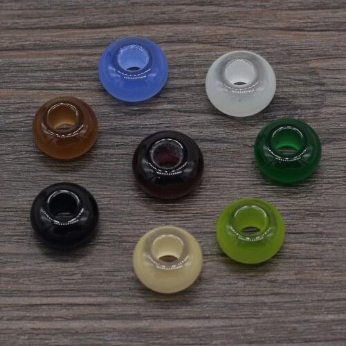 6Pcs Hot Sale Natural Stone Beads Cymophane Loose Bead For Jewelry Making DIY Necklace Anklet Bracelet Earrings Accessory