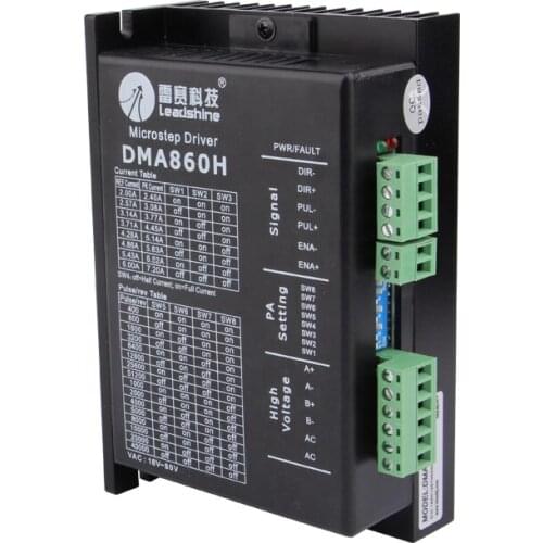 HYCNC DMA860H Stepper Motor Driver Hongyang Woodworking Machinery Parts Digital Controller Lead Shine Cnc Router Machine Driver