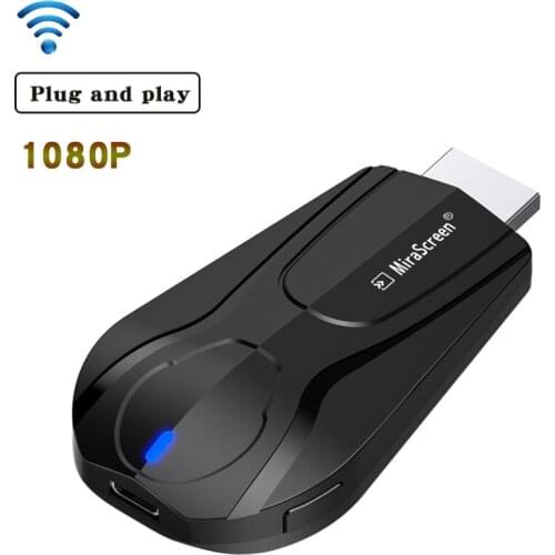 HD 1080P Wireless WIFI TV Stick HDMI-compatible Display Dongle Receiver Screen Mirror for IPhone Ios Android Phone Connect To TV