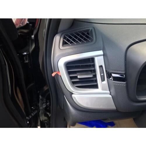 Interior Car Side Air Condition Vent Outlet Frame Cover Trims For 2017-2021 Honda CRV CR-V New Decoration Accessories Style