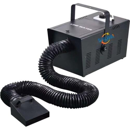 Mini 1500W Water Base DMX512 Low Ground Fog Machine Stage Special Effects Hazer For Wedding Disco Party Club Laser Lighting