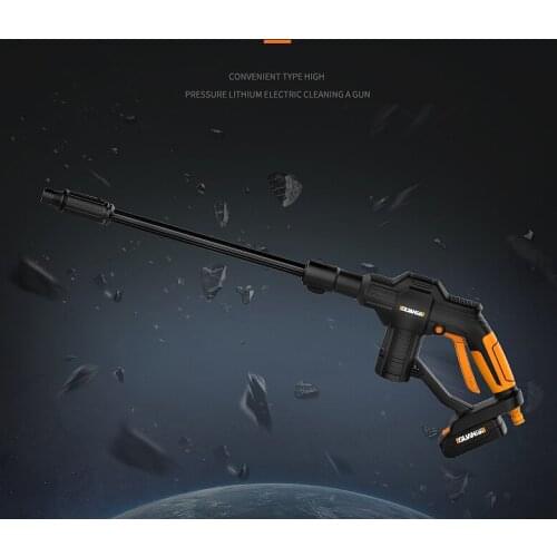 High Pressure Car Washer Rechargeable Accesories Lithium Battery Wireless Auto Spray Water Car Cleaning Gun Handheld Cleaner