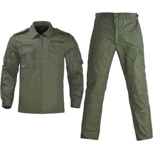 Outdoor Training Camouflage Tactical Uniforms Suits Army Fan Men CS Field Military Combat Clothing Multi-pocket Shirt Pants Sets