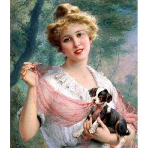 New The Mischievous Embroidery Needlework Crafts 14CT Unprinted DIY Quality Cross Stitch Kits Set Handmade Arts Home