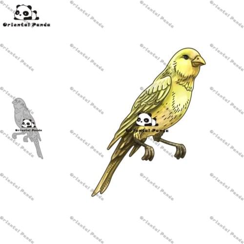New Dies 2020 Yellow Parrot Metal Cutting Dies diy Dies photo album cutting dies Scrapbooking Stencil Die Cuts stamps and dies