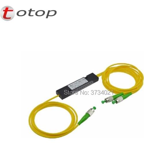 PLC Splitter 1x2 FC/APC FBT splitter Fiber Optic Fiber Fiber pigtailed FC APC