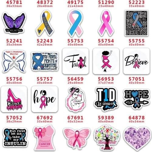 DIY Craft Supplies Sewing Accessories Cartoon Printed Planar Resins Mold 10 Pieces. PR-45781