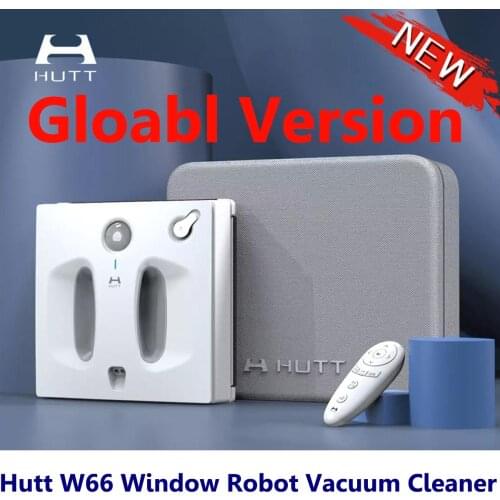 Hutt W66 Robot Window Cleaner Vacuum Cleaner Robot for Home Auto Window Cleaner Smart Planned Routing Global Version