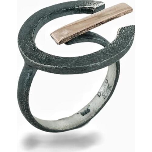 Hand Production Custom Design Sterling Authentic 925 Sterling Silver Ring