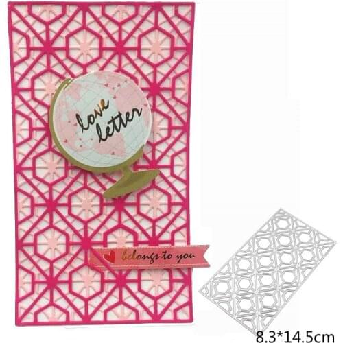 Grid Cover-Up Metal Cutting Dies Stencil for DIY Scrapbooking Album Embossing Paper Cards Deco Crafts Die Cuts