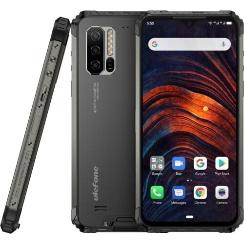 Ulefone Armor 7 8GB 128GB Cell Phone Android 10.0 Helio P90 Octa core 4G LTE 48MP Camera Bluetooth 5.0 Face ID Wireless Charge