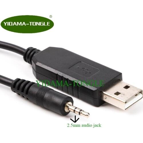 Usb ttl 3.3v cp2102 to 2.5mm audio jack adapte cable for glucose meter areo glucomen ready datenkabel support win7 8 10 android