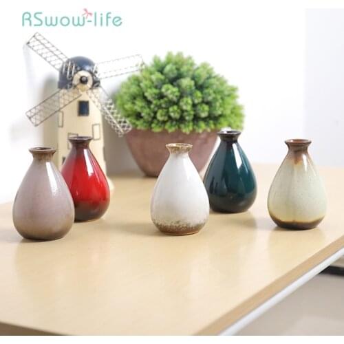 Chinese Style Ceramic Crafts Gifts Vases Wine Bottles Creative Home Interior Bedroom Living Room Decoration Onaments