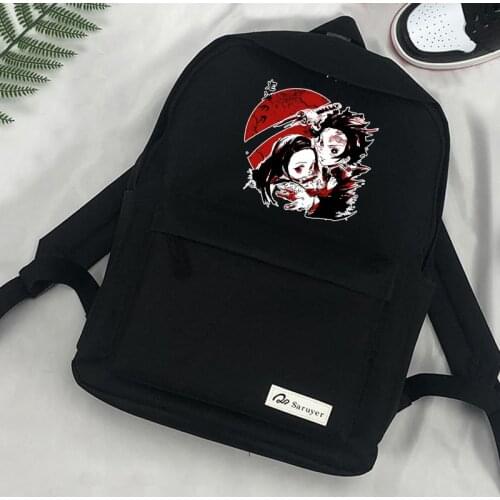 Japanese Anime Demon Slayer Rengoku Inosuke Teenagers Backpacks Boys Girls Schoolbag Nezuko Zenitsu Kimetsu No Yaiba Bags Pack