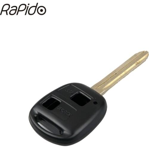 Replacement Car 2 Button Key Fob Shell Case forToyota Yaris Prado Tarago Camry Corolla Blade Keyless Entry Remote