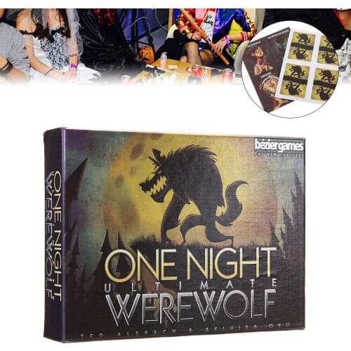 1Set New One Night Ultimate Werewolf Board Game Playing Cards Gifts Party Toys Entertainment Supplies And As Gifts For Friends