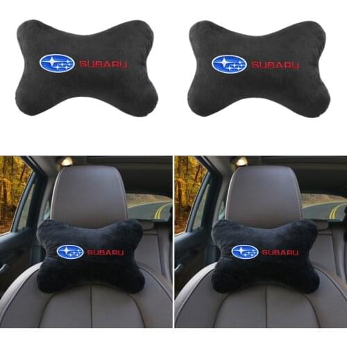 1pcs Car Auto Seat Head Neck Rest Cushion Headrest Pillow Pad for Subaru Impreza Forester Tribeca XV BRZ accessories Car-Styling