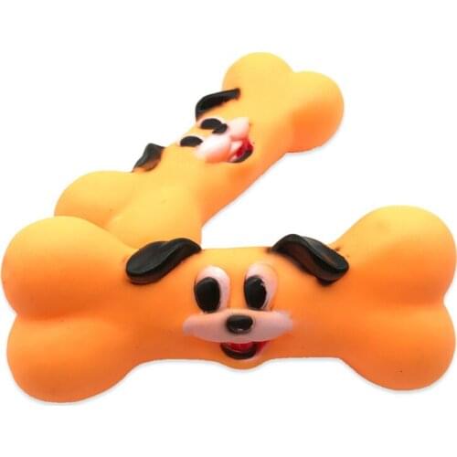 Pet toy bite-resistant molar vocal rubber bone pet toy,Q79
