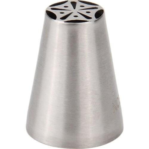 30pcs/lot)Free Shipping FDA High Quality Stainless Steel Cake Decorating Russian Flower Nozzle #NO5