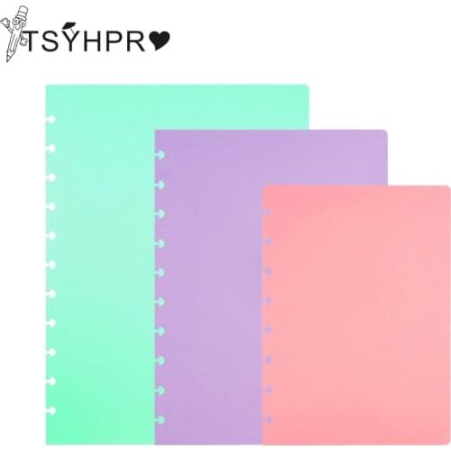 A4 /Letter 11 Holes/A5 8 holes/Junior 8 holes PP Notebook Covers for DIY Discbound Notebooks/Planner Notebook Accessories